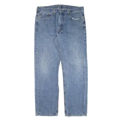 LEVI'S 505 Jeans Mens Blue Regular Straight W36 L32