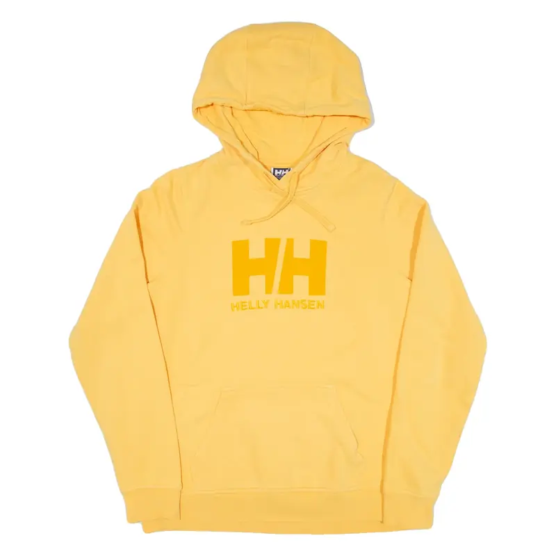 HELLY HANSEN Mens Yellow Hoodie L