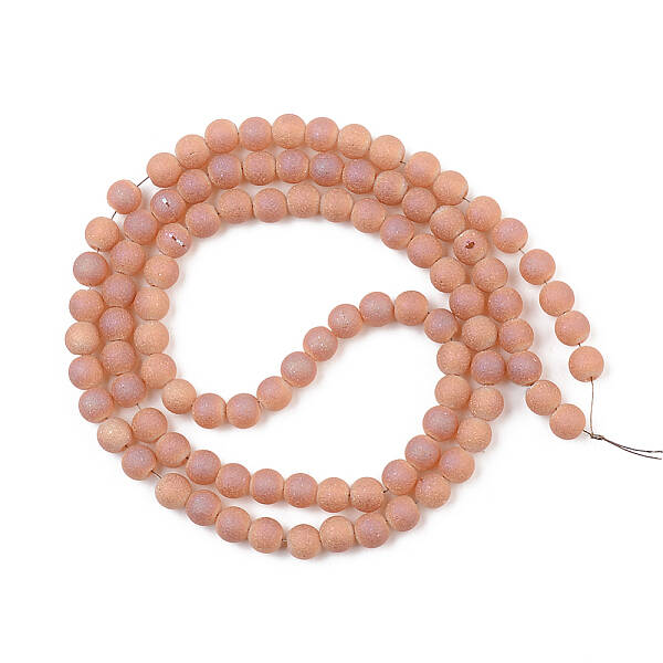 Electroplate Glass Beads Strands