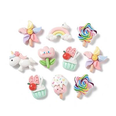 Opaque Resin Cabochons