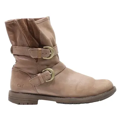 CAT High Boots Brown Suede Womens UK 7