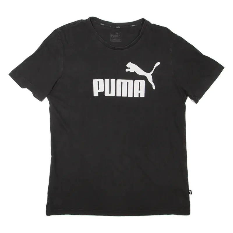 PUMA Mens T-Shirt Black M