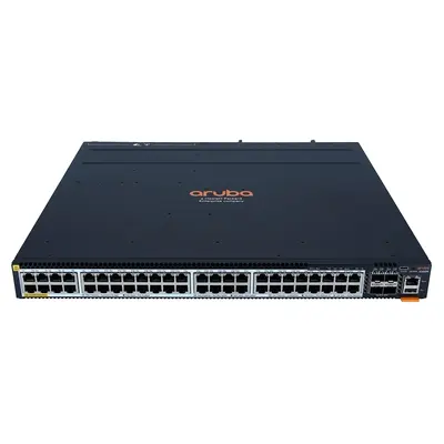 HP JL659A | Aruba CX 6300M Series 48 x 5GBase-T RJ-45 Class6 PoE and 4 x 50GbE SFP56 Ports Layer 3 Managed Stackable Gigabit ...