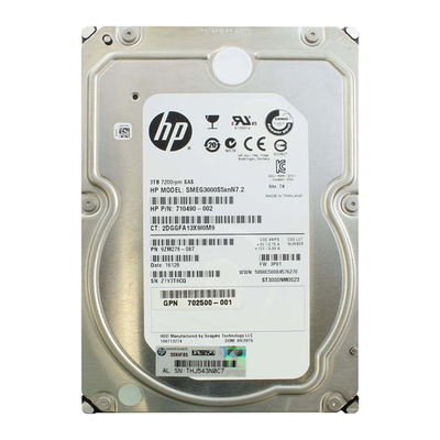 710490-002 HP 3TB 6Gb/s SAS 7200 3.5-Inch Hard Drive