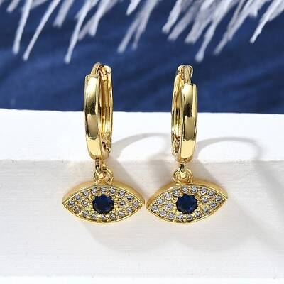 Brass Hoop Earrings