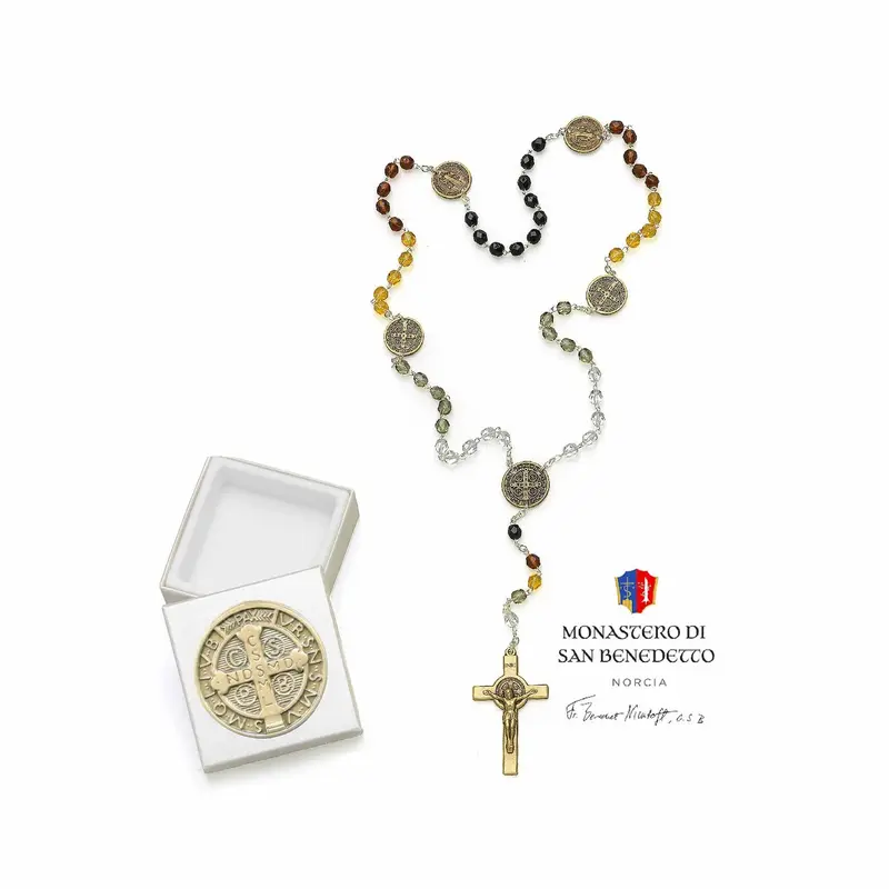 Saint Benedict Crystal Rosary Monastero di San Benedetto