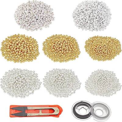 DIY Lettern Acrylic Beads Stretch Bracelet Kits for Kids