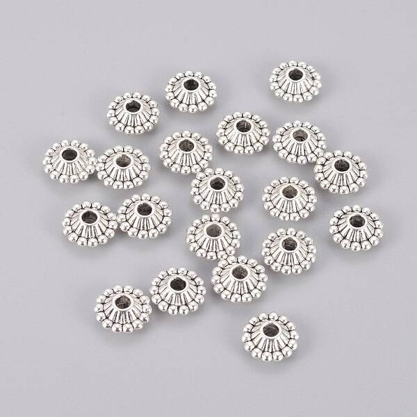 Tibetan Style Bicone Spacer Beads