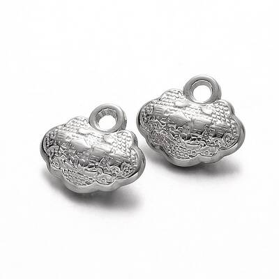Lucky Longevity Lock CCB Plastic Charms
