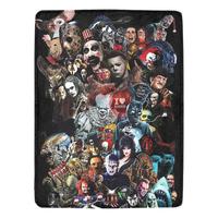 Horror Movie Characters Blanket Ultra-Soft Micro Fleece Blanket Comfortable Air Conditioning Blanket Halloween Decoration Gif...