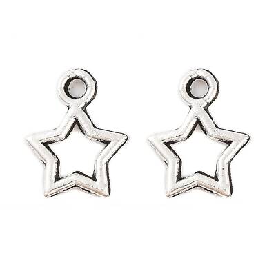 Tibetan Style Alloy Star Charms