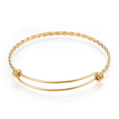 Ion Plating(IP) Adjustable 304 Stainless Steel Expandable Bangle Making