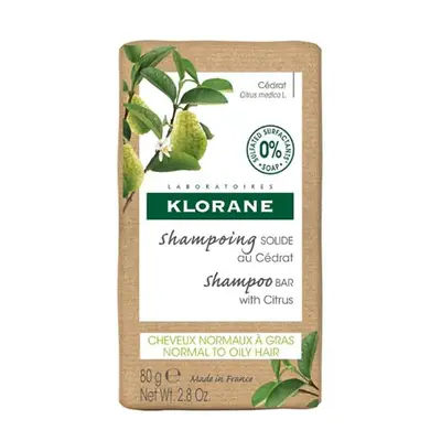 Klorane Shampoo Solido alla Citronella 80 g