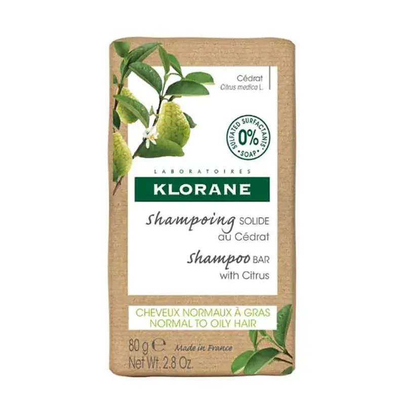 Klorane Shampoo Solido alla Citronella 80 g