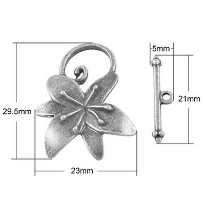 Alloy Toggle Clasps