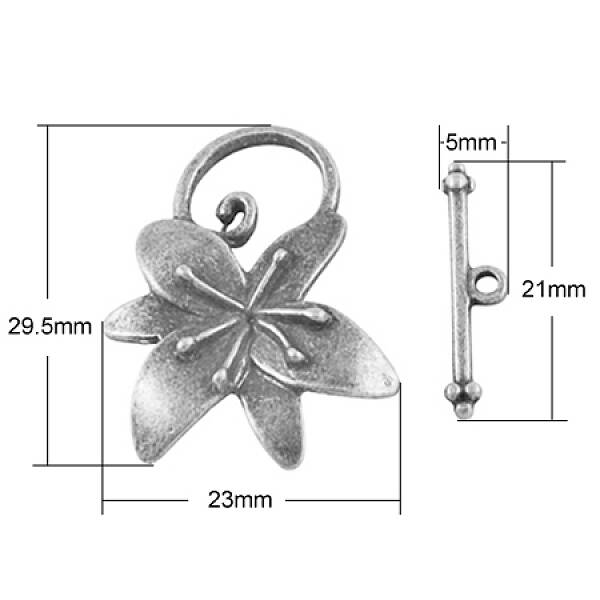 Alloy Toggle Clasps