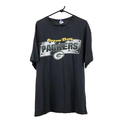 Green Bay Packers All Out Fan NFL T-Shirt - XL Black Cotton