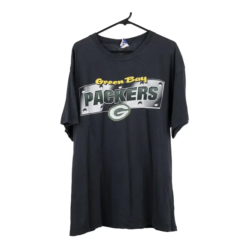 Green Bay Packers All Out Fan NFL T-Shirt - XL Black Cotton
