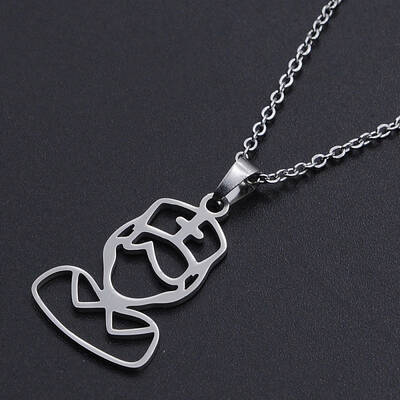 Non-Tarnish 201 Stainless Steel Pendants Necklaces