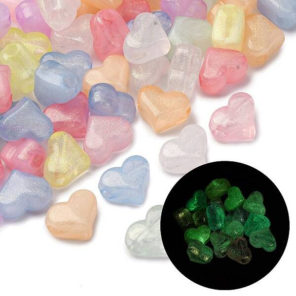 Luminous Transparent Acrylic Beads