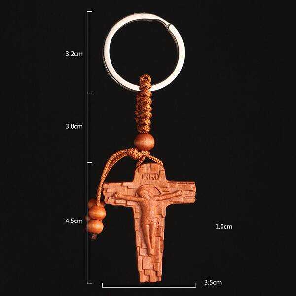 Wooden Pendant Keychains