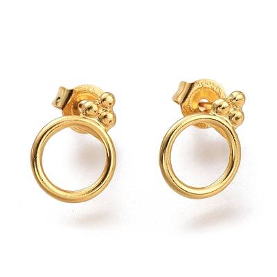 304 Stainless Steel Stud Earrings