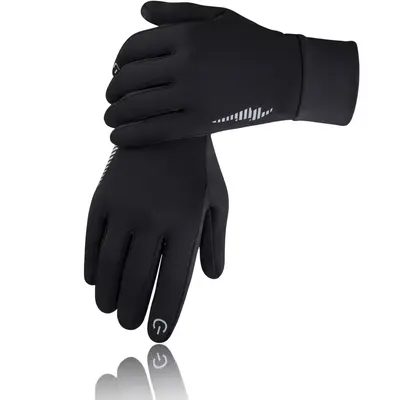 Winter Gloves Women Men Ski Gloves Liners Thermal Warm Touch Screen, Perfect for Cycling, Running, Driving, Hiking, Walking, ...
