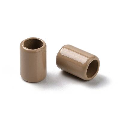 Column Rack Plating Spray Painted Alloy Beads for Jewelry Making