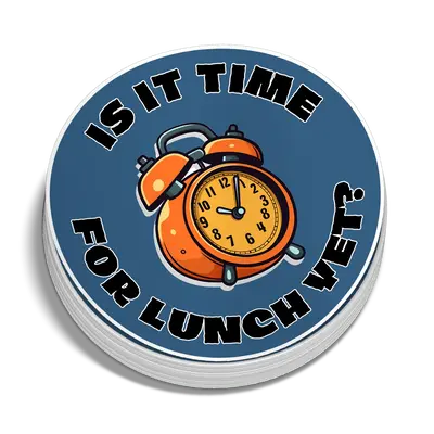Lunch Time - Hard Hat Decal