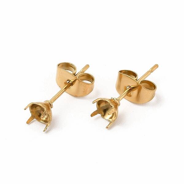 304 Stainless Steel Stud Earring Finding