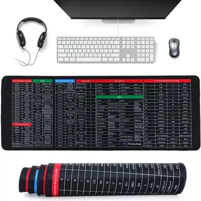 Excel Cheat Sheet Desk Mat, Large 27.5\