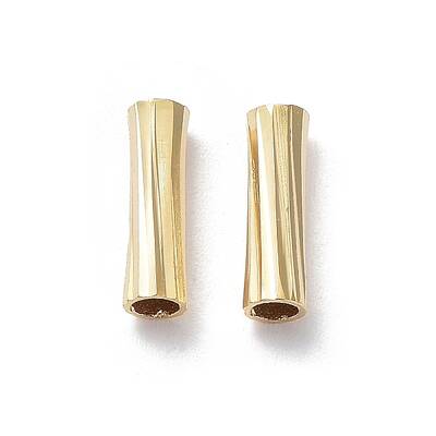 Rack Plating Brass Tube Beads