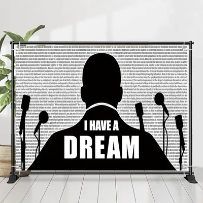 I Have A Dream Speech Black History Month Backdrop - Aperturee