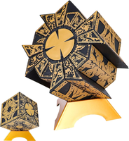 Detachable Hellraiser Puzzle Box with Base, Hellraiser Puzzle Box Functional, Deformation Detachable Lock Puzzle Box. Collect...