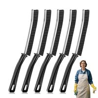 5 Pcs Crevice Cleaning brush，Hard Bristle Gap Brush，Multifunctional for Bathroom Household Kitchen Tiles Window Crevice C...