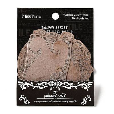 30 Sheets Baroque Vintage Pad Sticky Notes
