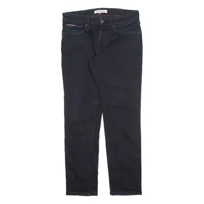 TOMMY HILFIGER Scanton Mens Jeans Black Slim Straight W32 L30