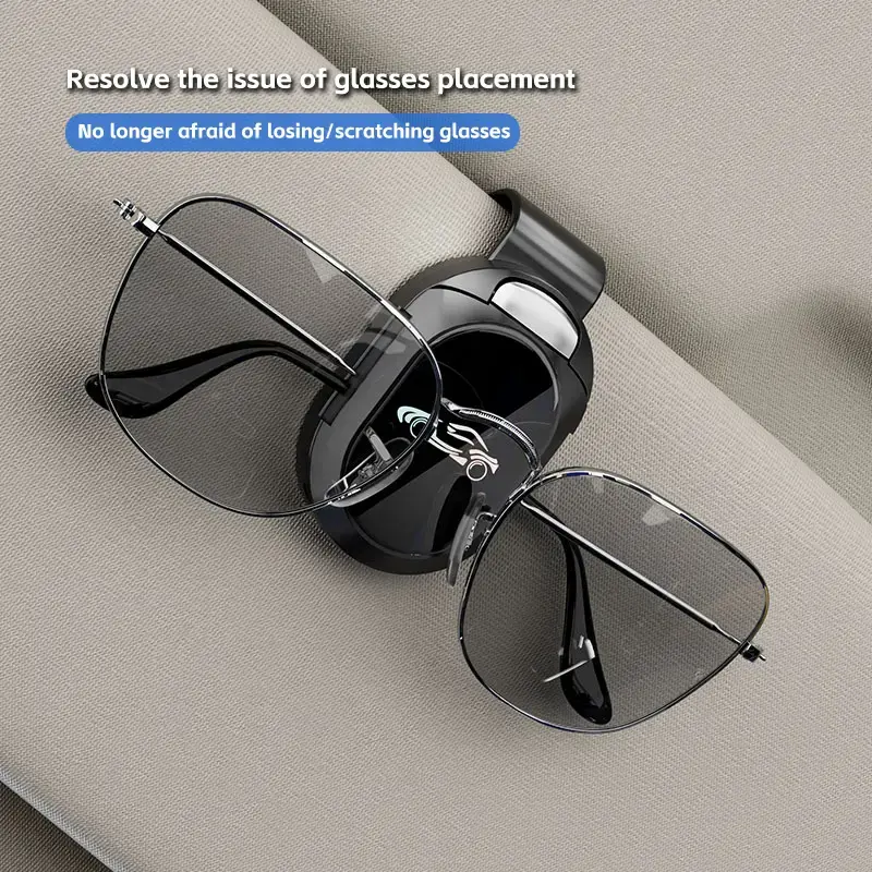 car sunglass holder, visor sunglasses holder clip, Auto Interior Accessories Universal for Different Size Eyeglasses Car Acce...