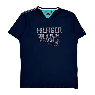 South Pacific Beach Tommy Hilfiger T-Shirt - Large Navy Cotton