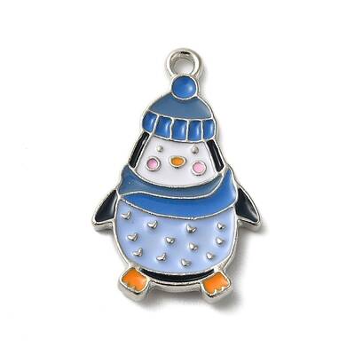 Winter Theme Alloy Enamel Pendants