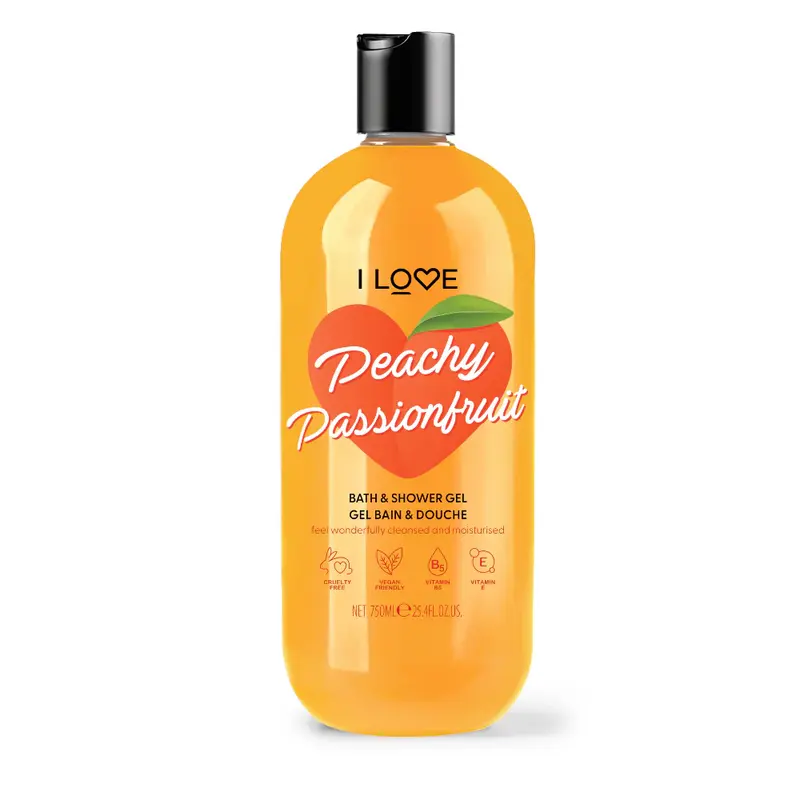 I Love Peachy Passionfruit Gel Doccia Idratante per Tutti i Tipi di Pelle 750 ml