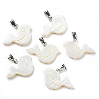 Natural Freshwater Shell Pendants