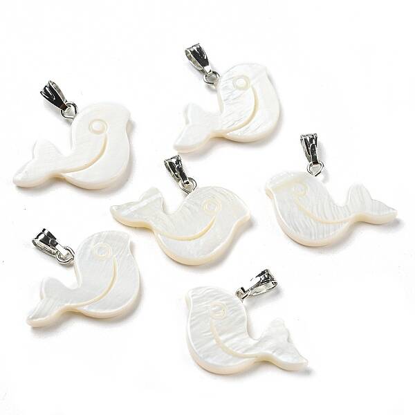 Natural Freshwater Shell Pendants