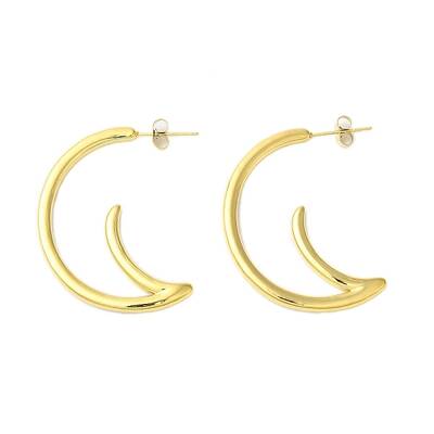 Ion Plating(IP) 304 Stainless Steel Stud Earrings