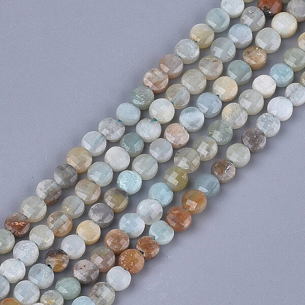 Natural Flower Amazonite Beads Strands