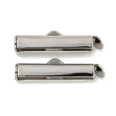 Brass Slide On End Clasp Tubes