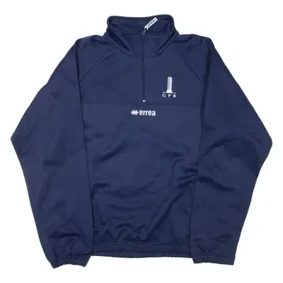 ERREA Mens Pullover Jacket Blue 2XL