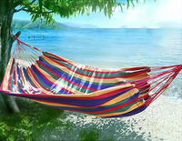 Hammock Outdoor Cotton Hammock Multi-Load Capacity Portable Hammock up to 900 lbs with Carrying Bag For Deck Garden Camping R...