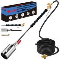 ARTFLAMM Springtok Propane Torch Weed Burner Kit, 1,900,000 BTU Blow Torch with 10FT Hose, Garden Torch with Turbo Trigger fo...