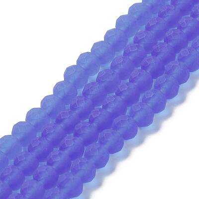 Transparent Glass Beads Strands
